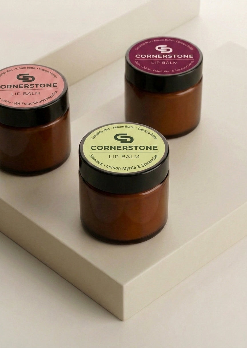 LIP BALM: Lemon Myrtle & Spearmint